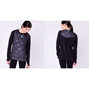 Ivivva Goose Down “practice makes puffect” pullover 8